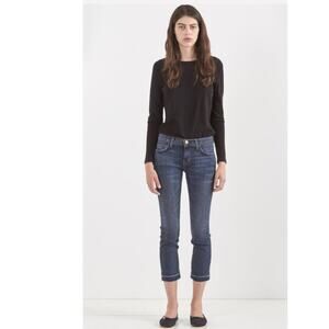 Current/Elliott The Cropped Straight Jeans